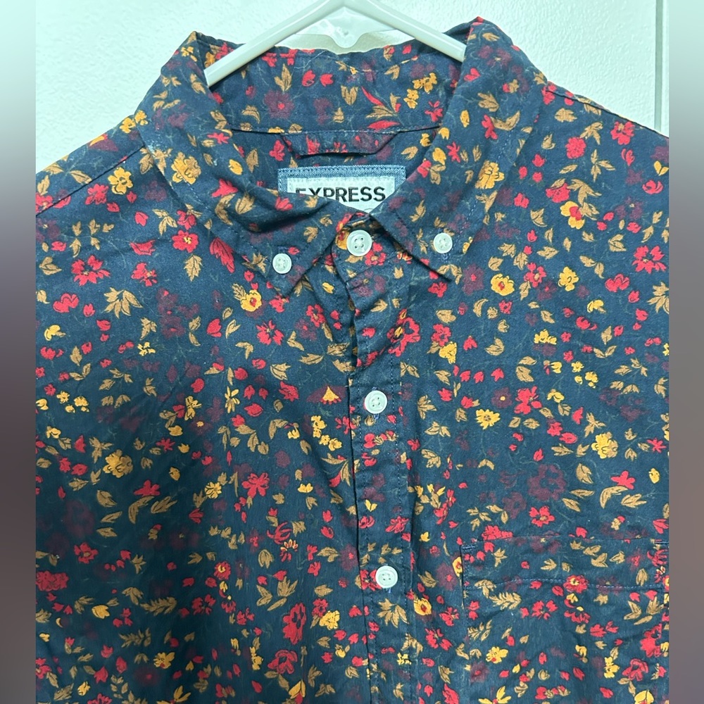 Men’s Large Express Button Down - image 1